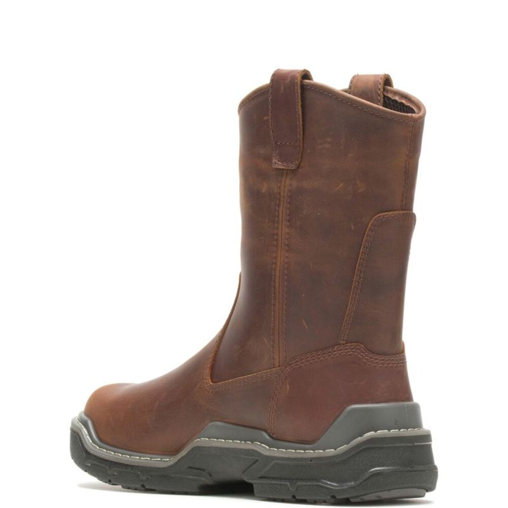 Wolverine Mens Raider DuraShocks Waterproof Composite Toe Brown Boots (NWT) - Picture 3 of 5